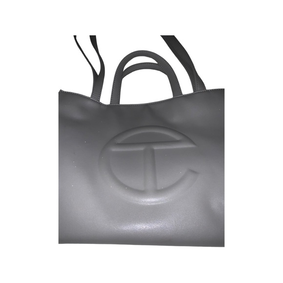 Telfar 🔥AUTHENTIC🔥 Preowned Medium Grey Shopping Bag EST. 2005, NYC 🚨SOLD🚨 - Picture 4 of 15